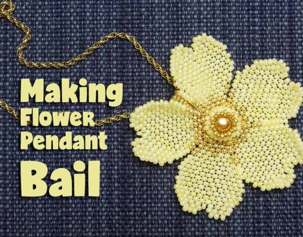 Making Flower Pendant Bail - Svetlana.Gallery